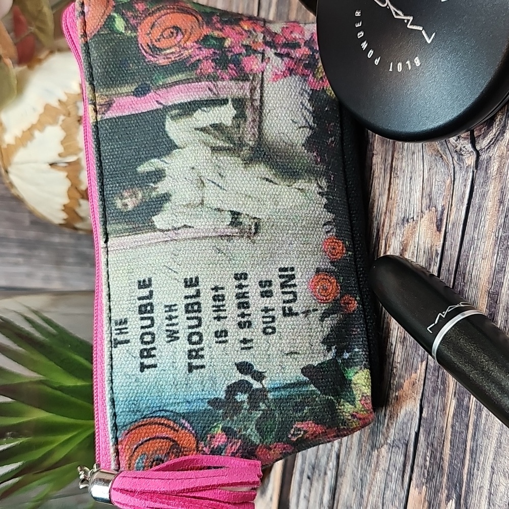 NEW ZIP-TOP CUTE NOVELITY COSMETIC BAG